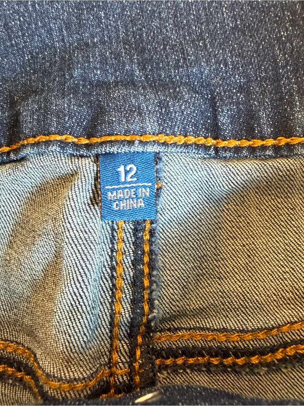 iT Jeans Kylie High Rise Skinny Women’s sz13 Dark Blue Stretch Wide Waist Jeans - Picture 9 of 11